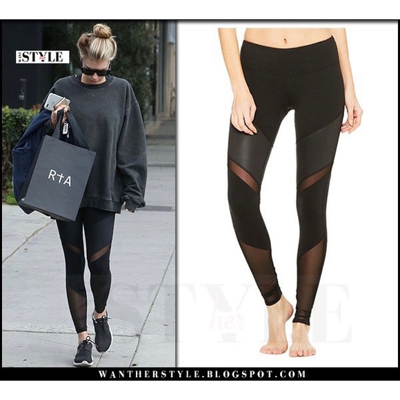 ALO Yoga Pants - ALO Yoga | sheila mesh leggings